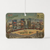 Route 66 julgran Bil Dekoration