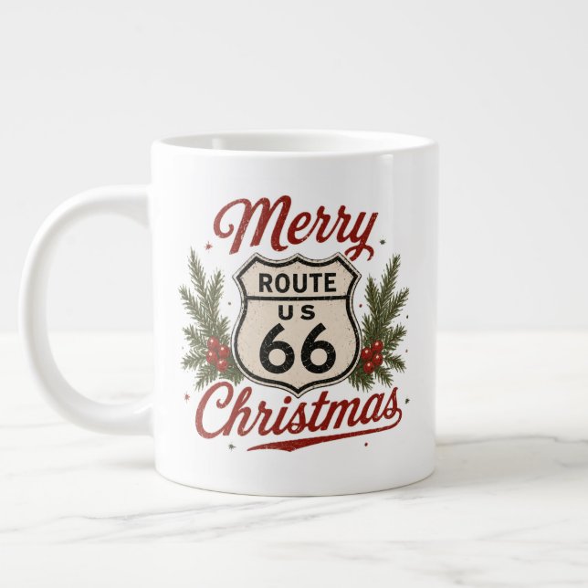Route 66 Julmorgonskaffe Jumbo Mugg (Vänster)