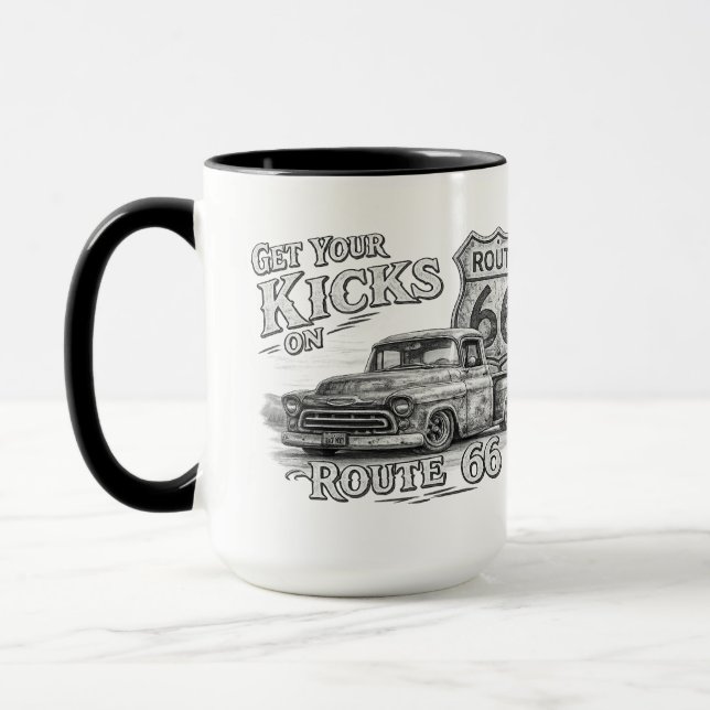 Route 66 Kaffe Mugg (Vänster)