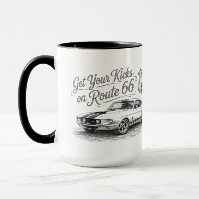 Route 66 Kaffe Mugg (Vänster)