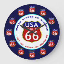 Route 66-klocka
