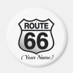 Route 66-knapp magnet