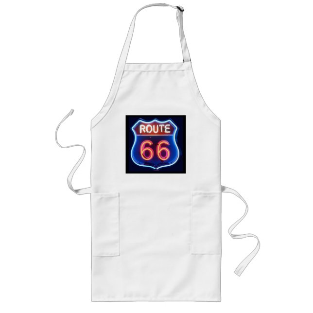Route 66 lång förklän långt förkläde (Framsidan)