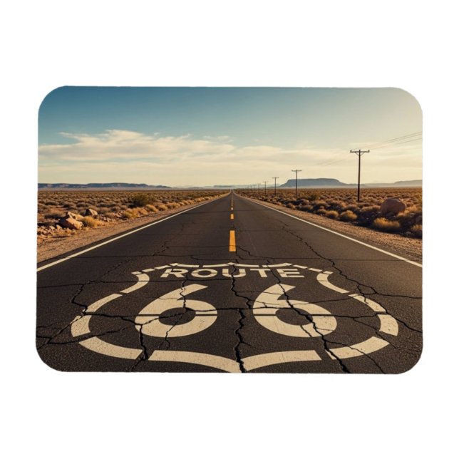 Route 66  magnet (Horisontell)
