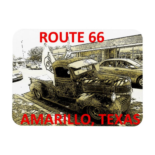 Route 66 Magnet (Horisontell)