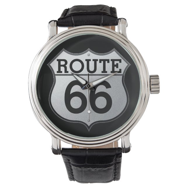 ROUTE 66 - manar bevakning Armbandsur (Framsida)
