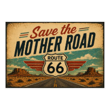 Route 66 Moder Vägen Ökenutsikt