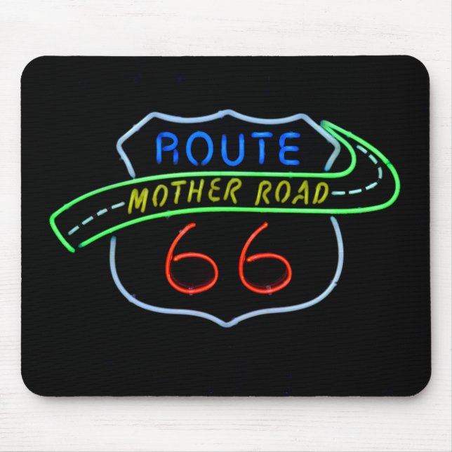 Route 66, Mor Road, Neon Sign Musmatta (Framsidan)