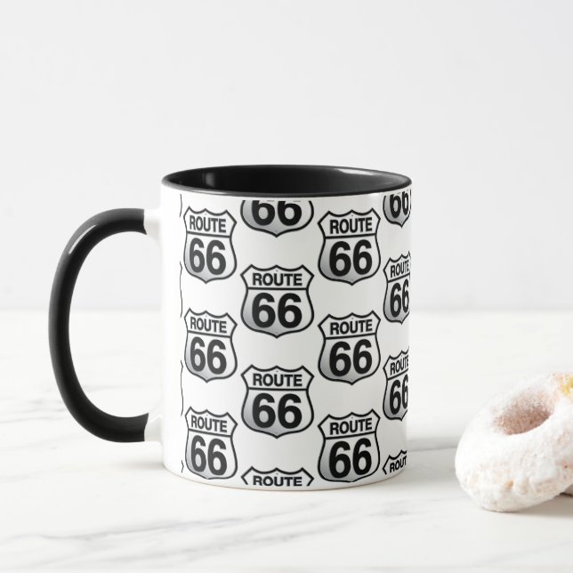 Route 66 Mosaik Mugg (Med munk)