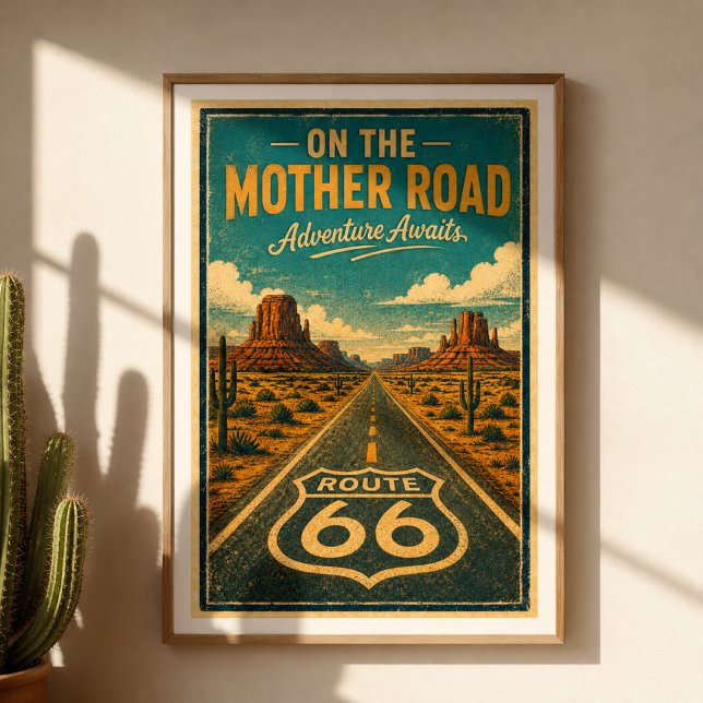 Route 66 Mother Road Äventyrs Väggkonst (Skapare uppladdad)