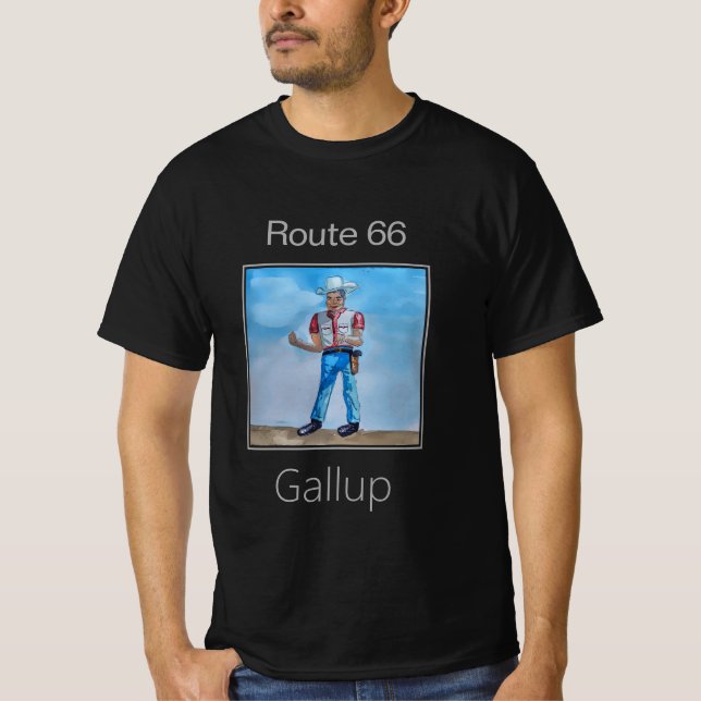Route 66 Muffler Man, Gallup T Shirt (Framsida)