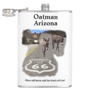 Route 66 Oatman Arizona Burros på gatan Kaffe Fickplunta