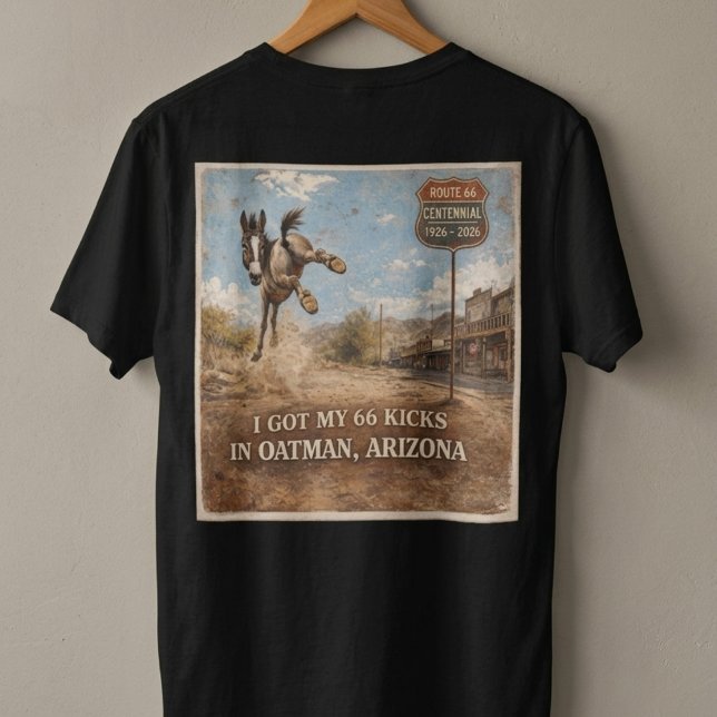 Route 66 Oatman Arizona Westernkläder T Shirt (Skapare uppladdad)