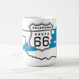 Route 66 Oklahoma-mugg Kaffemugg