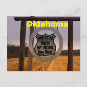 Route 66 Oklahoma-postkort Vykort