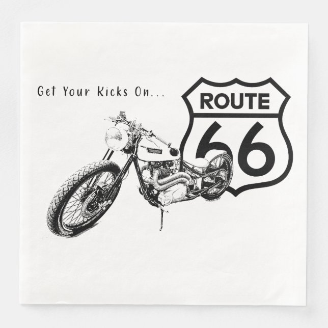 Route 66 Pappersservett (Framsida)