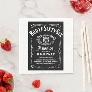 Route 66 pappersservett