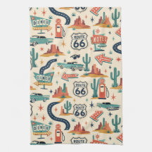 Route 66 Retro Roadside Köksstil