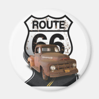 Route 66 rosty lastbil magnent magnet