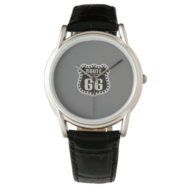 Route 66 Sign Americana Armbandsur (Framsida)