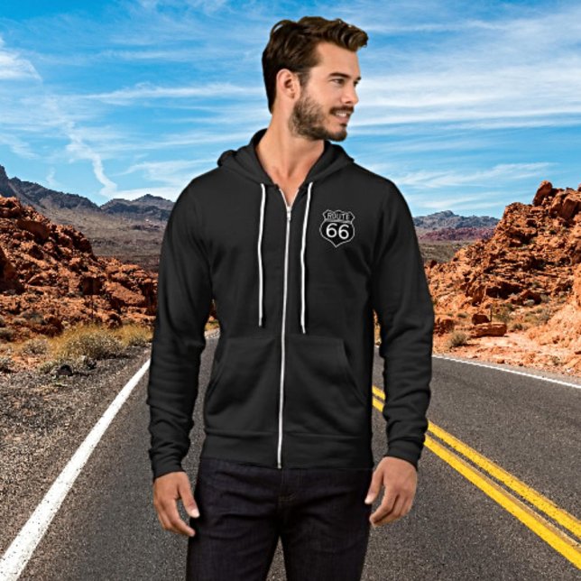 Route 66 Sign eller Image eller Logotyp Hoodie T Shirt (Skapare uppladdad)