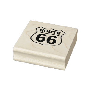 Route 66 Sign Stämpel