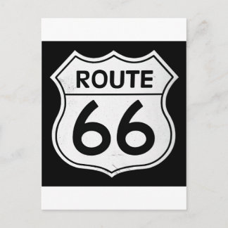 Route 66-skylt vykort