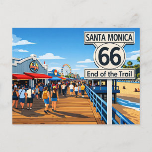 Route 66 Slutet på leden Vykort