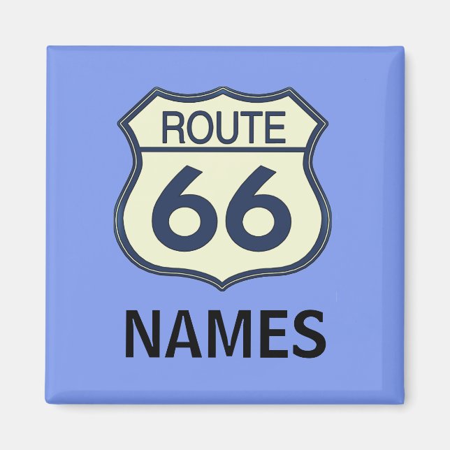 Route 66, ,Sötspån Magnet (Framsidan)