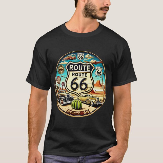 Route 66 t shirt (Framsida)