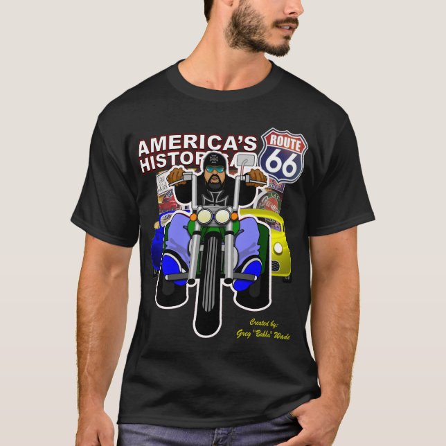 ROUTE-66 T SHIRT (Framsida)