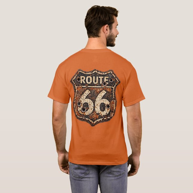 Route 66 t shirt (Hel baksida)