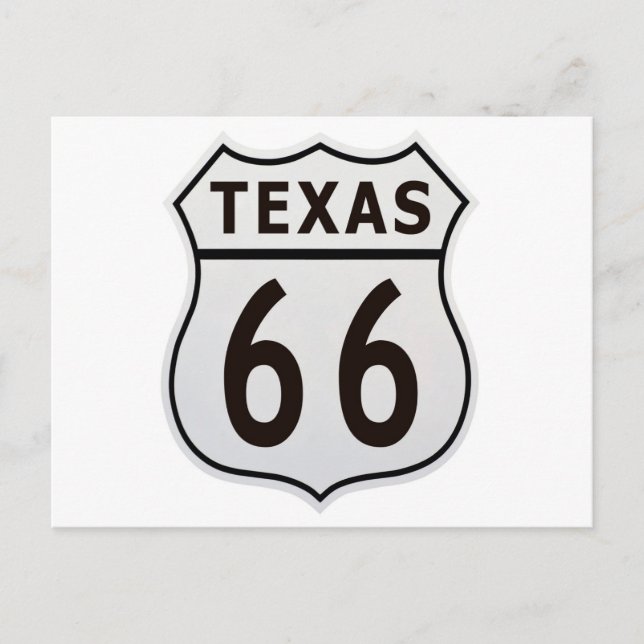 Route 66 Texas Vykort (Framsida)