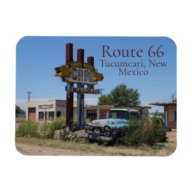 Route 66 Tucumcari, New mexico Magnet (Horisontell)