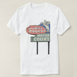 Route 66 Tulsa Will Rogers Motor Court Artwork T Shirt