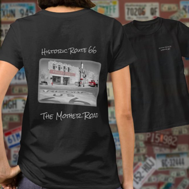 Route 66 Vintage Winslow Arizona Photo T Shirt (Skapare uppladdad)