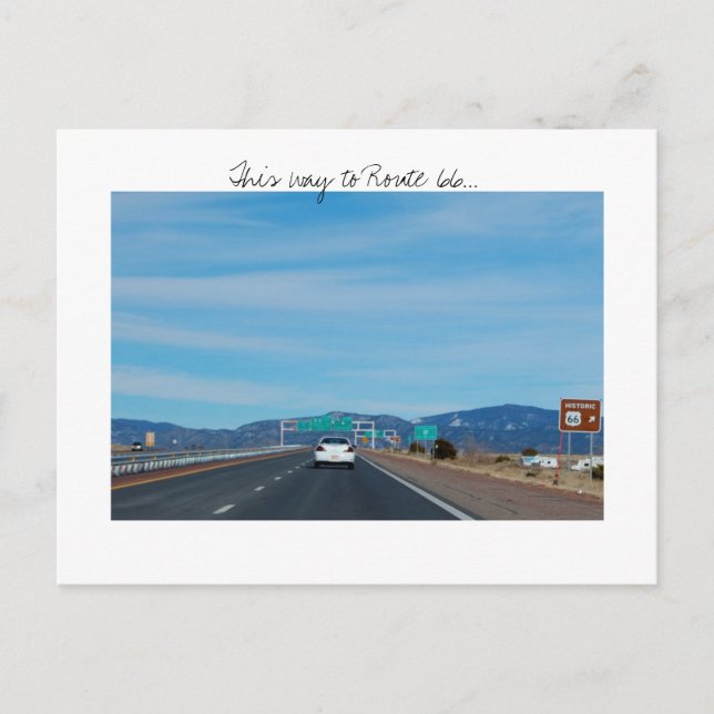 Route 66 vykort (Framsida)