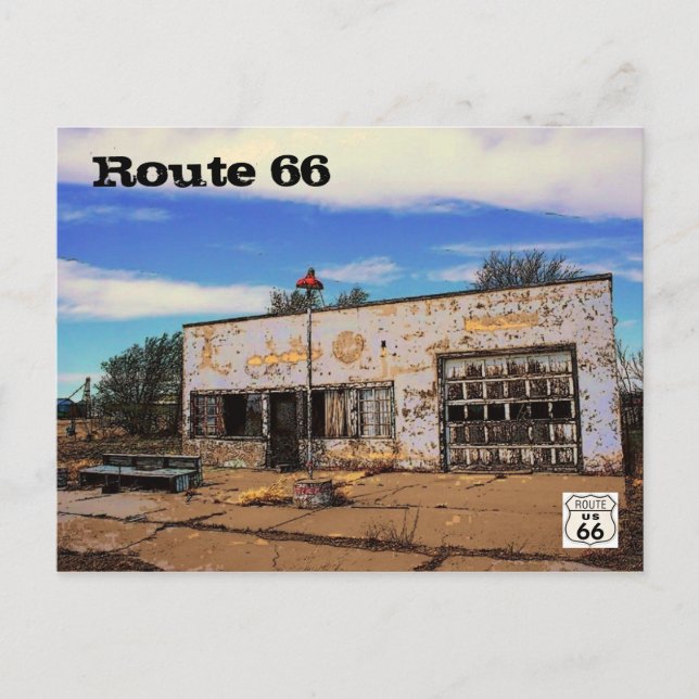 Route 66 vykort (Framsida)