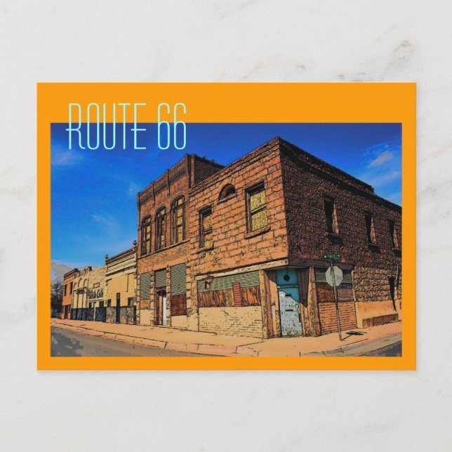 Route 66 vykort (Framsida)