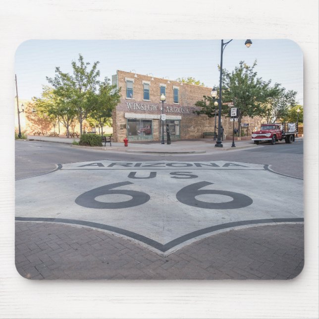 Route 66, Winslow Arizona Musmatta (Framsidan)