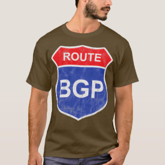 Route BGP Network IT Tech T Shirt