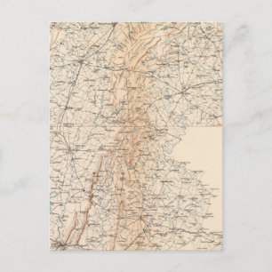 Route, Gettysburg kampanj Vykort