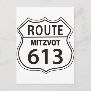Route Mitzvot 613 Vykort