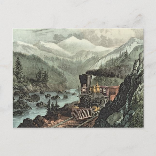 Route till Kalifornien Vykort (Framsida)