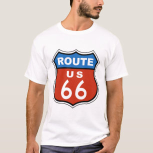 Route US 66-tecken T-shirt