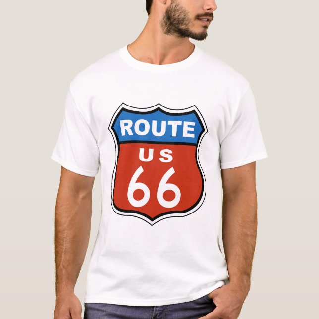 Route US 66-tecken Tröja (Framsida)