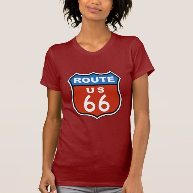 Route US 66-tecken Tröja (Framsida)