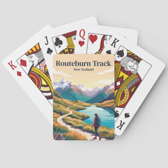 Routeburn Track Nya Zeeland Casinokort (Baksidan)