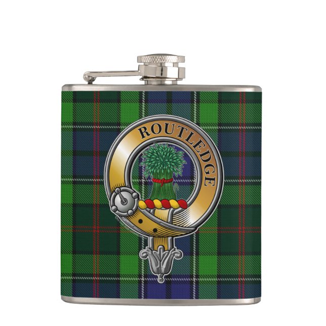 Routledge Tartan & Badge Fickplunta (Framsidan)