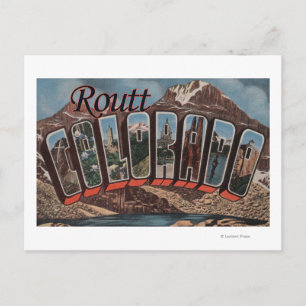 Routt, ColoradoLarge Brev ScenesRoutt, CO Vykort